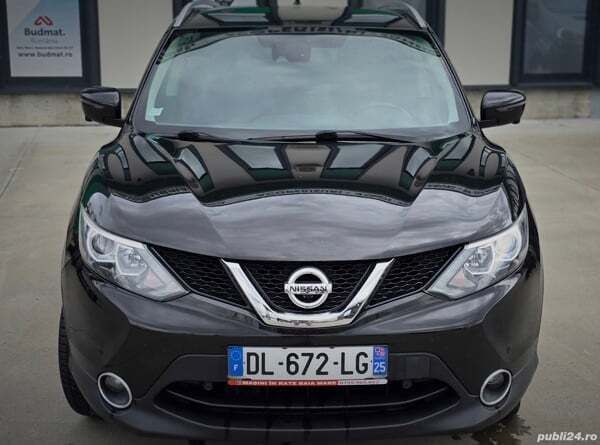 Negru Utilizat 2015 Nissan Qashqai SUV | 9.700 EUR (Preț bun) - Imagine 1/4
