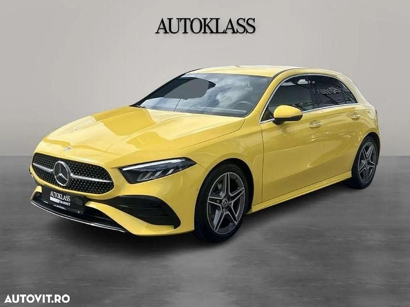 Second-hand Mercedes A180 Advanced 136 CP (100 kW) 2023 Culoaregalbeuriu Hatchback
