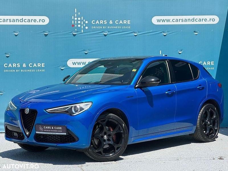 Albastru Utilizat 2022 Alfa Romeo Stelvio SUV | 39.990 EUR (Scump) - Imagine 1/4