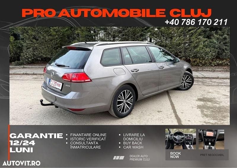 Second-hand VW Golf VII Highline 105 CP (77 kW) 2017 Culoaregri Break