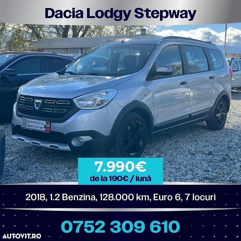 Culoareargint Utilizat 2018 Dacia Lodgy Stepway Monovolum | 7.990 EUR (Preț OK) - Imagine 1/4