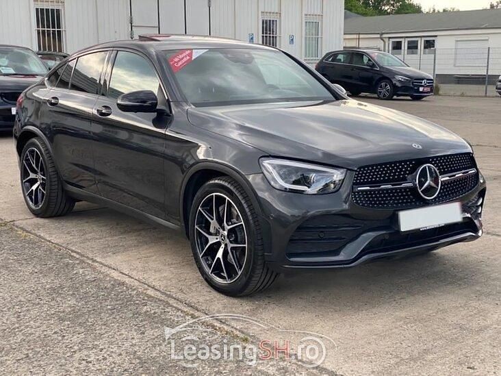 Gri Utilizat 2020 Mercedes GLC300 Coupe | 58.500 EUR - Imagine 1/4
