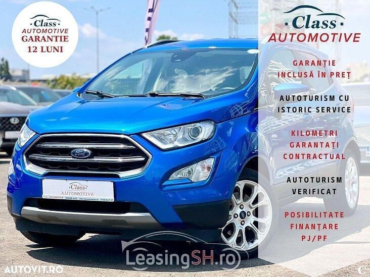Albastru Utilizat 2020 Ford Ecosport SUV | 13.489 EUR (Preț OK) - Imagine 1/4