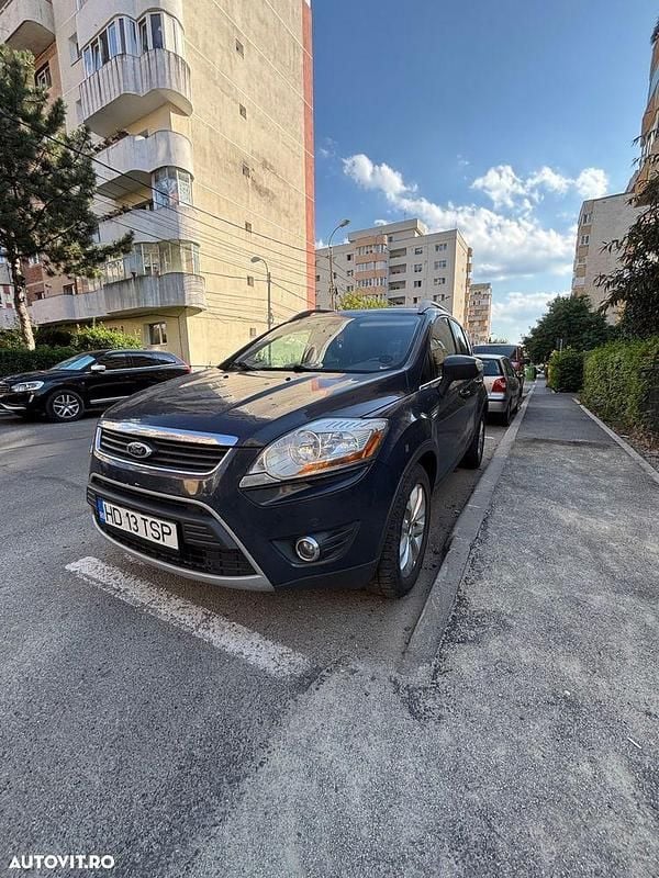 Gri Utilizat 2012 Ford Kuga Titanium SUV | 5.790 EUR (Super Preț) - Imagine 1/4