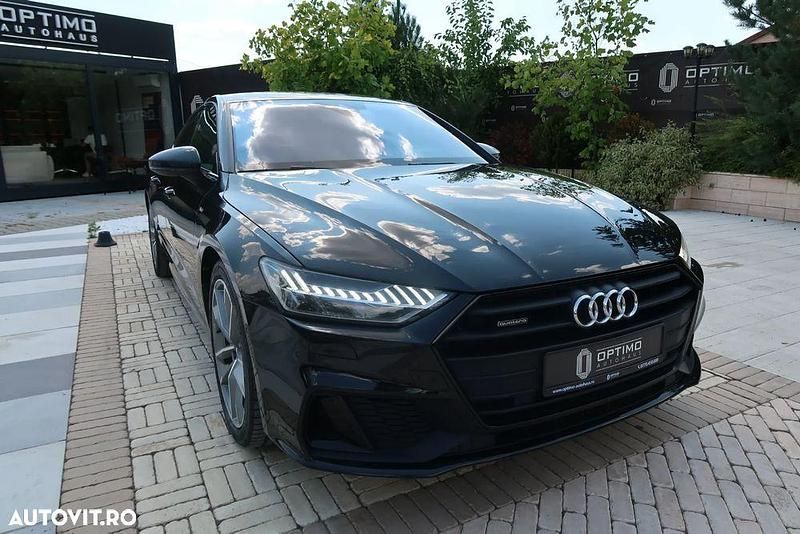 Negru Utilizat 2020 Audi A7 Hatchback | 48.400 EUR - Imagine 1/4