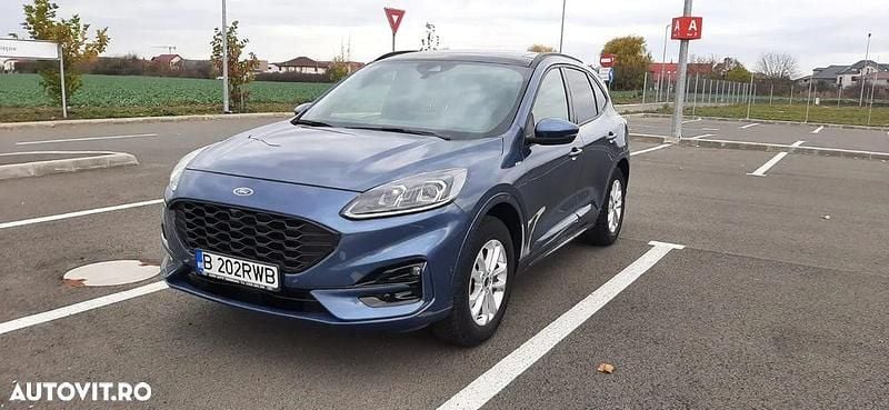 Culoarealbastru Utilizat 2022 Ford Kuga ST-Line SUV | 22.000 EUR - Imagine 1/4