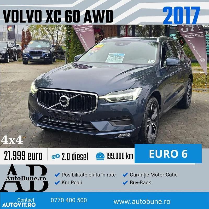 Culoarealbastru Utilizat 2017 Volvo XC60 Momentum SUV | 21.999 EUR (Puțin scump) - Imagine 1/4