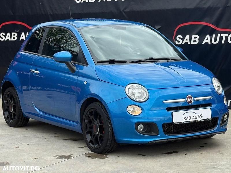 Second-hand Fiat 500C 105 CP (77 kW) 2014 Culoarealbastru Cabrio