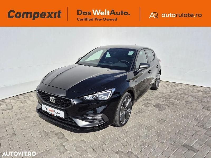 Negru Utilizat 2021 Seat Leon FR Hatchback | 20.490 EUR - Imagine 1/4