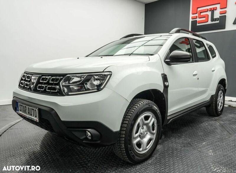Alb Utilizat 2021 Dacia Duster Essentiel SUV | 12.990 EUR (Preț OK) - Imagine 1/4