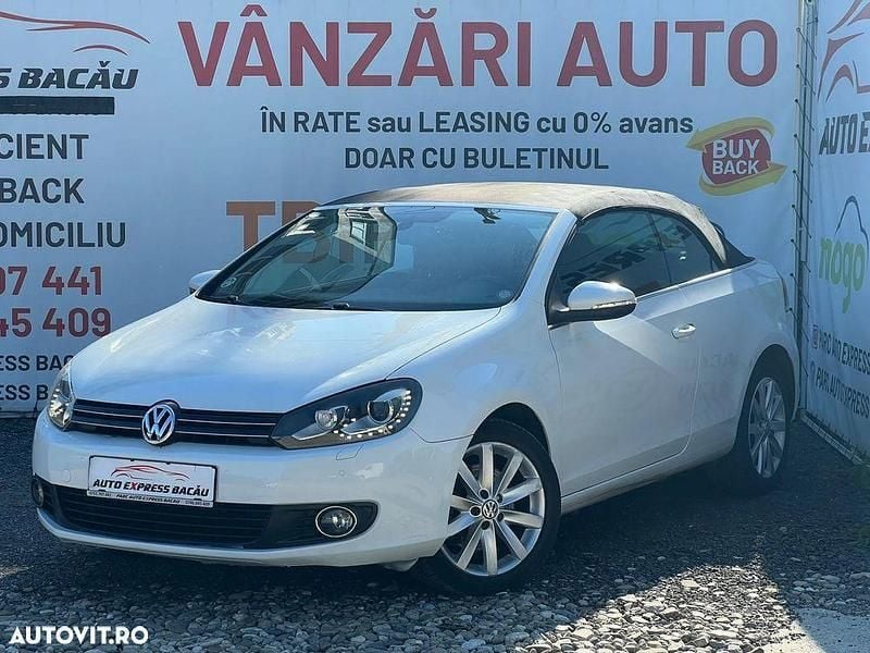 Alb Utilizat 2012 VW Golf Cabriolet Comfortline Cabrio | 6.850 EUR - Imagine 1/4