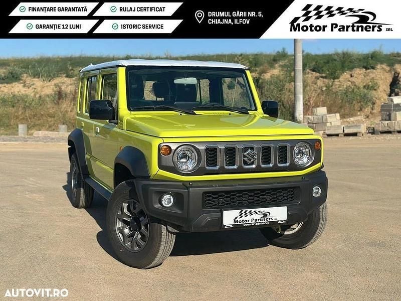 Verde Nouă 2025 Suzuki Jimny GLX SUV | 35.590 EUR - Imagine 1/4