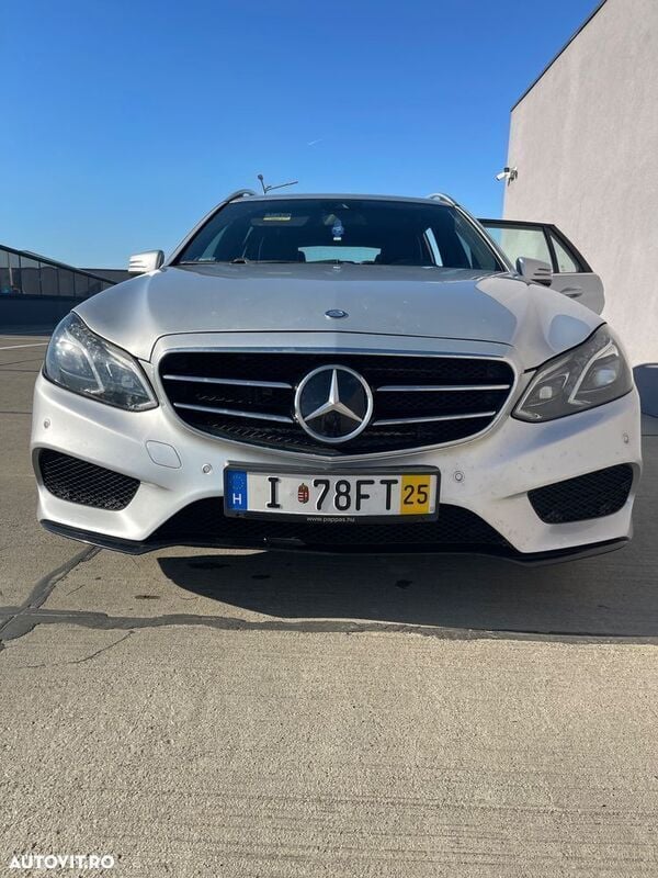 Argint Utilizat 2015 Mercedes E220 Avantgarde Break | 10.200 EUR (Scump) - Imagine 1/4