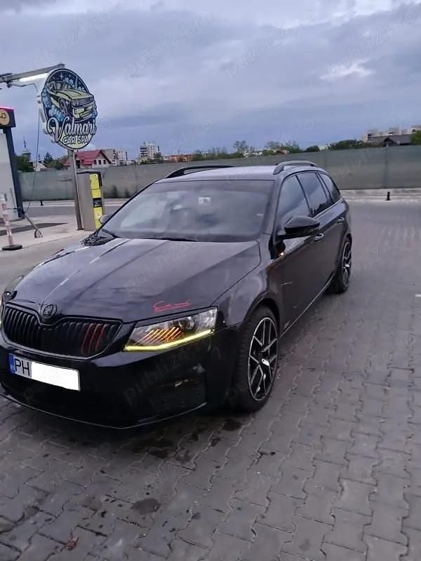 Negru Utilizat 2014 Skoda Octavia vRS Break | 9.850 EUR - Imagine 1/4