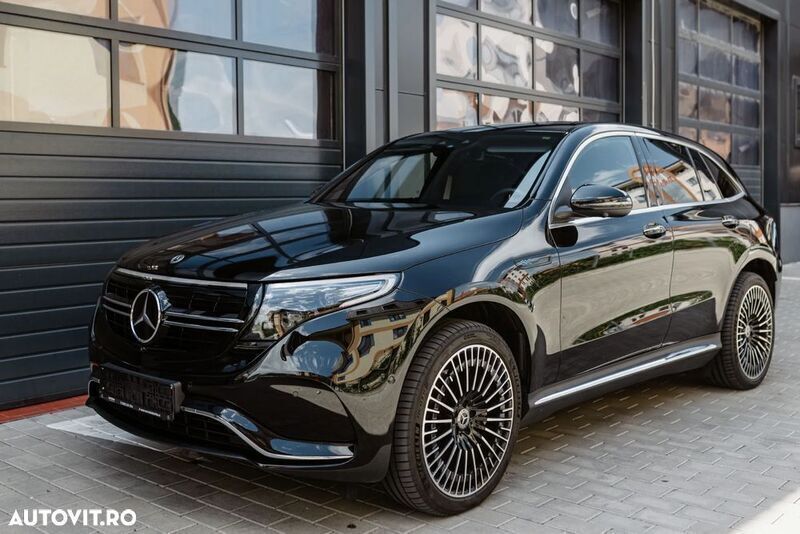 Negru Utilizat 2021 Mercedes EQC400 AMG line SUV | 58.900 EUR - Imagine 1/4