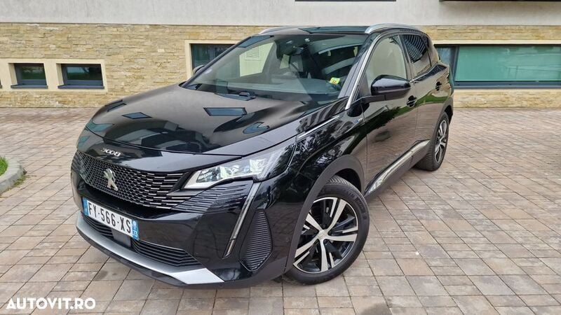 Negru Utilizat 2021 Peugeot 3008 GT SUV | 21.490 EUR (Preț OK) - Imagine 1/4
