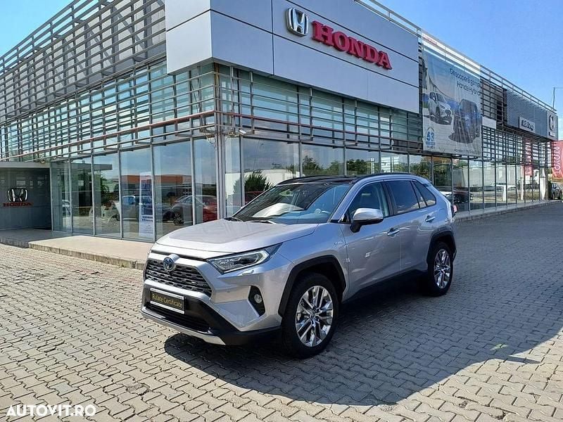 Gri Utilizat 2021 Toyota RAV4 Hybrid Luxury SUV | 39.990 EUR (Scump) - Imagine 1/4