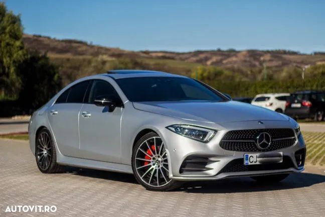 Gri Utilizat 2019 Mercedes CLS350 AMG line Coupe | 41.800 EUR - Imagine 1/4