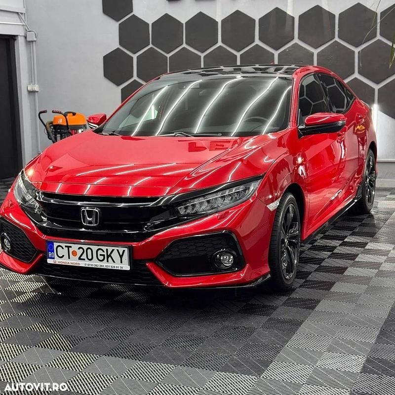 Culoarerosu Utilizat 2019 Honda Civic Sport Plus Hatchback | 18.000 EUR (Preț bun) - Imagine 1/4