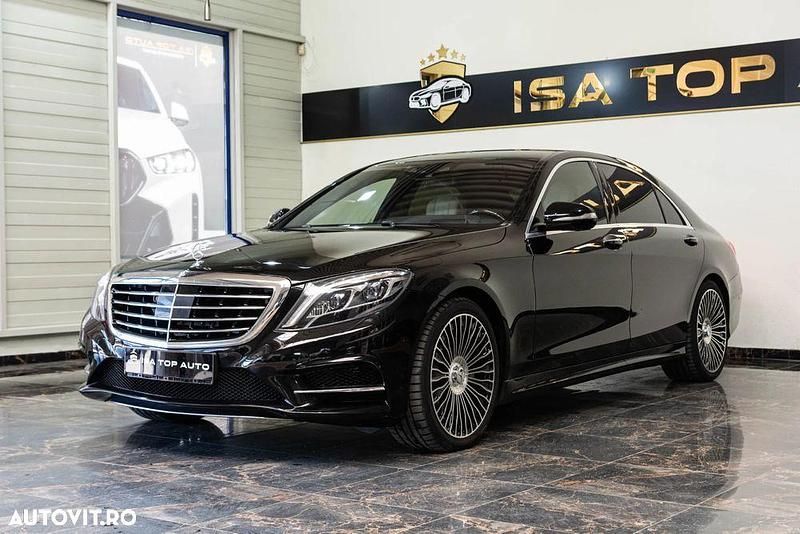 Culoarenegru Utilizat 2014 Mercedes S350 Berlinǎ | 31.999 EUR (Preț OK) - Imagine 1/4