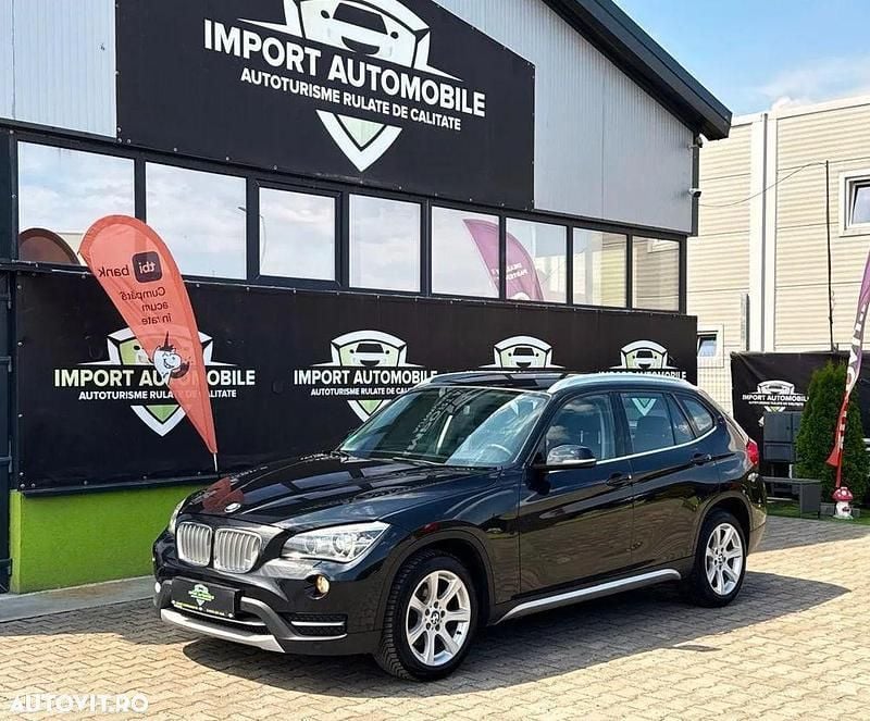 Negru Utilizat 2013 BMW X1 xLine SUV | 7.999 EUR (Super Preț) - Imagine 1/4