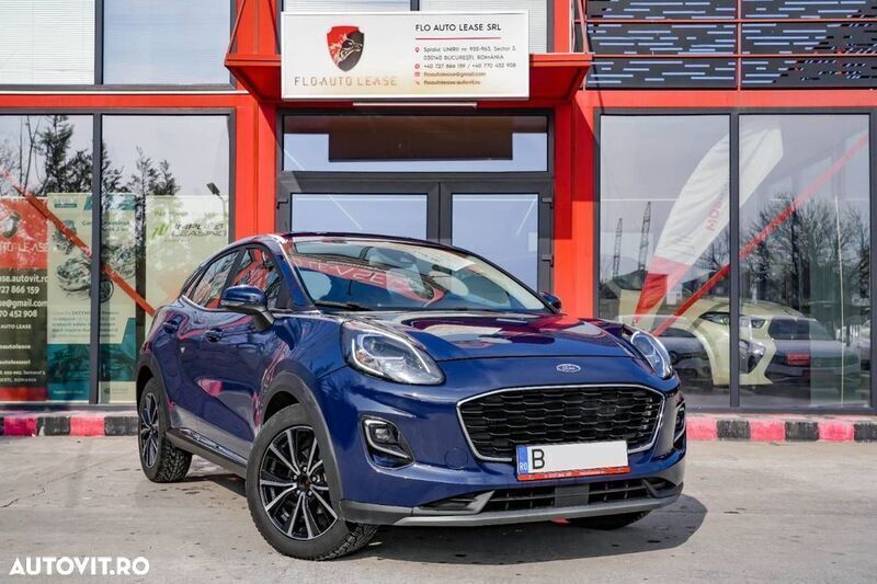 Albastru Utilizat 2022 Ford Puma SUV | 12.989 EUR (Preț OK) - Imagine 1/4