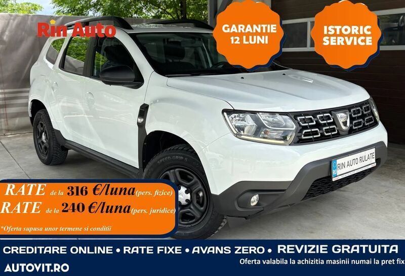 Alb Utilizat 2020 Dacia Duster Comfort SUV | 13.990 EUR (Preț OK) - Imagine 1/4