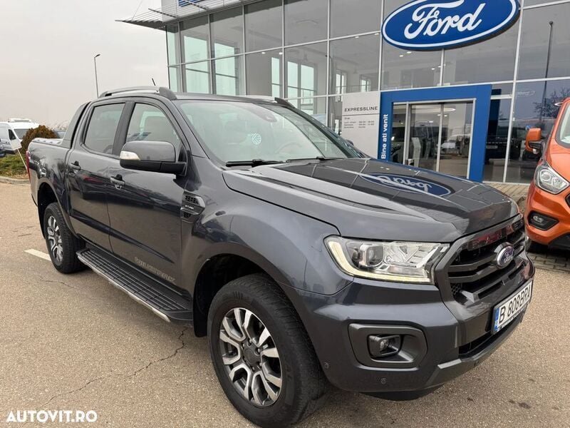 Gri Utilizat 2020 Ford Ranger Wildtrack Pickup | 24.700 EUR (Preț OK) - Imagine 1/4