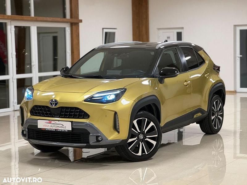Culoaregalbeuriu Utilizat 2021 Toyota Yaris Hybrid | 23.499 EUR - Imagine 1/4