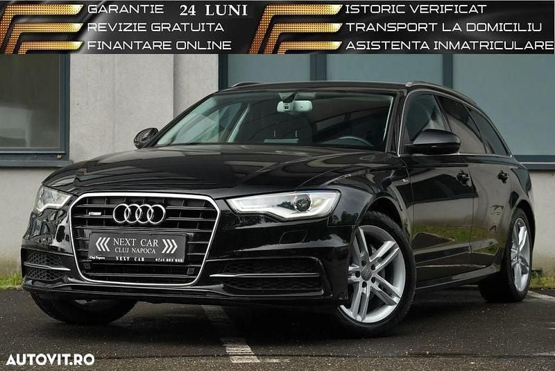 Negru Utilizat 2015 Audi A6 Sport Break | 12.550 EUR (Preț bun) - Imagine 1/4