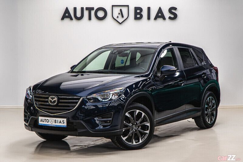 Albastru Utilizat 2015 Mazda CX-5 Exclusive-Line SUV | 14.950 EUR (Scump) - Imagine 1/4