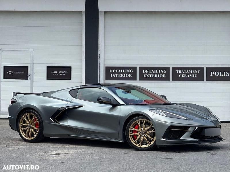 Gri Utilizat 2023 Chevrolet Corvette Cabrio | 100.000 EUR - Imagine 1/4