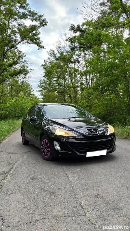 Negru Utilizat 2007 Peugeot 308 Hatchback | 6.000 EUR - Imagine 1/4