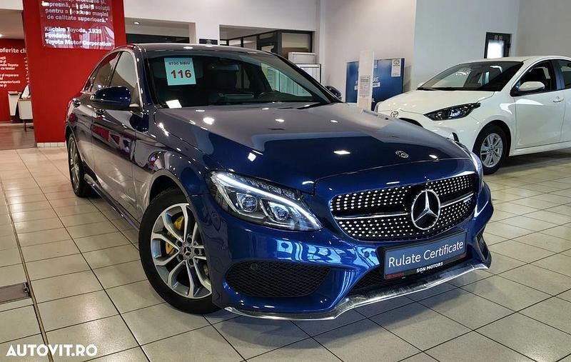 Second-hand Mercedes C200 AMG line 184 CP (135 kW) 2017 Culoarealbastru Berlinǎ