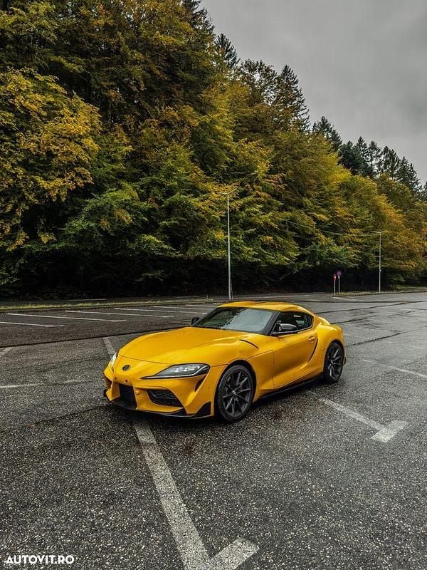 Second-hand Toyota Supra 340 CP (250 kW) 2023 Culoaregalbeuriu Coupe