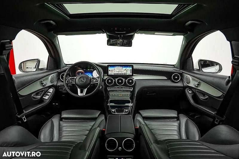 Second-hand Mercedes GLC300 AMG line 319 CP (234 kW) 2020 Culoarealb Coupe