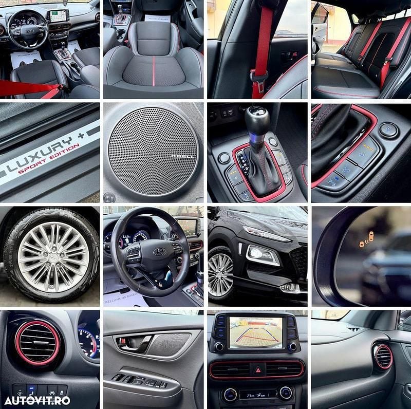 Second-hand Hyundai Kona 136 CP (100 kW) 2021 Culoarenegru SUV