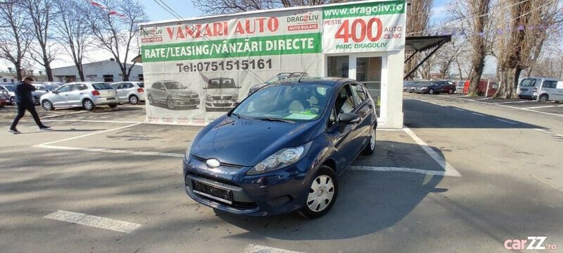 Second-hand Ford Fiesta 68 CP (50 kW) 2009 Albastru Hatchback