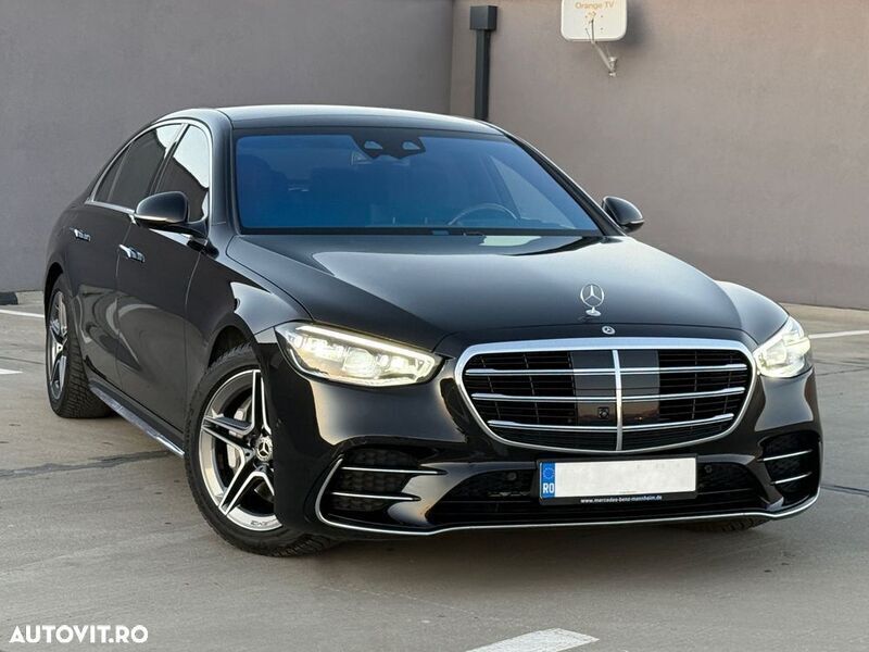 Negru Utilizat 2023 Mercedes S400 Berlinǎ | 99.900 EUR (Preț OK) - Imagine 1/4