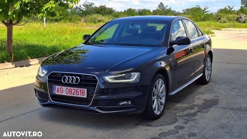 Culoarenegru Utilizat 2014 Audi A4 S-Line Berlinǎ | 11.500 EUR (Preț OK) - Imagine 1/4