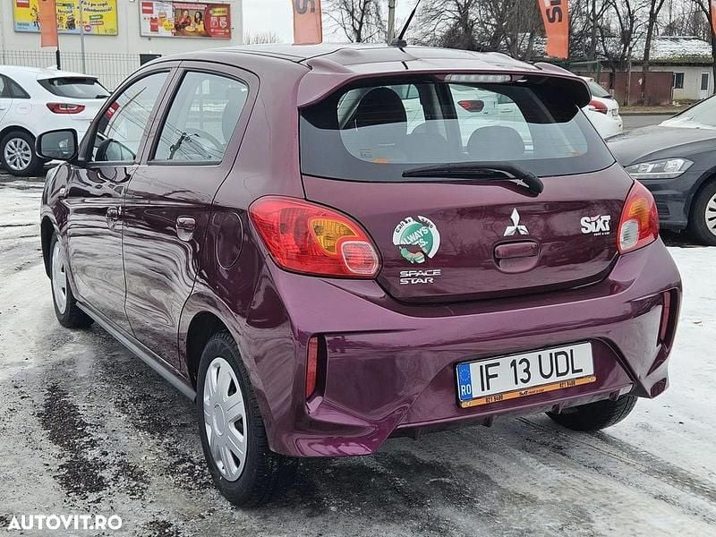 Second-hand Mitsubishi Space Star Invite 71 CP (52 kW) 2021 Culoarerosu Hatchback