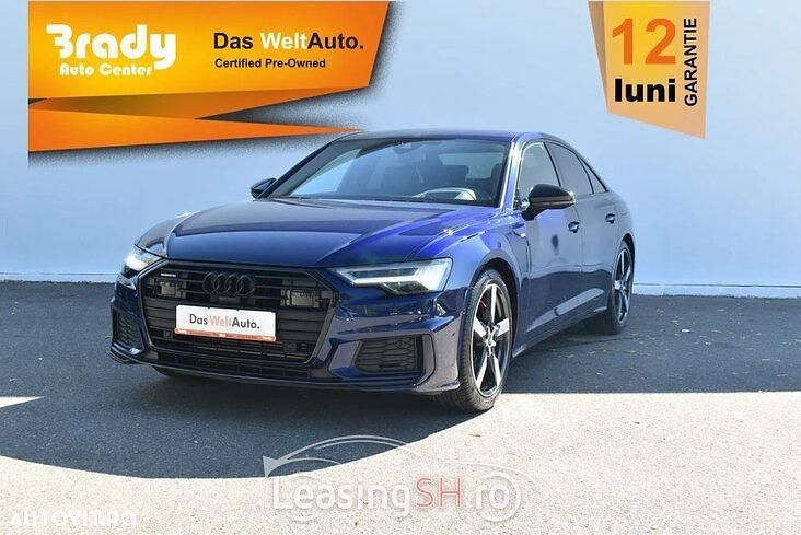 Culoarealbastru Utilizat 2021 Audi A6 Sport Break | 38.489 EUR (Scump) - Imagine 1/4