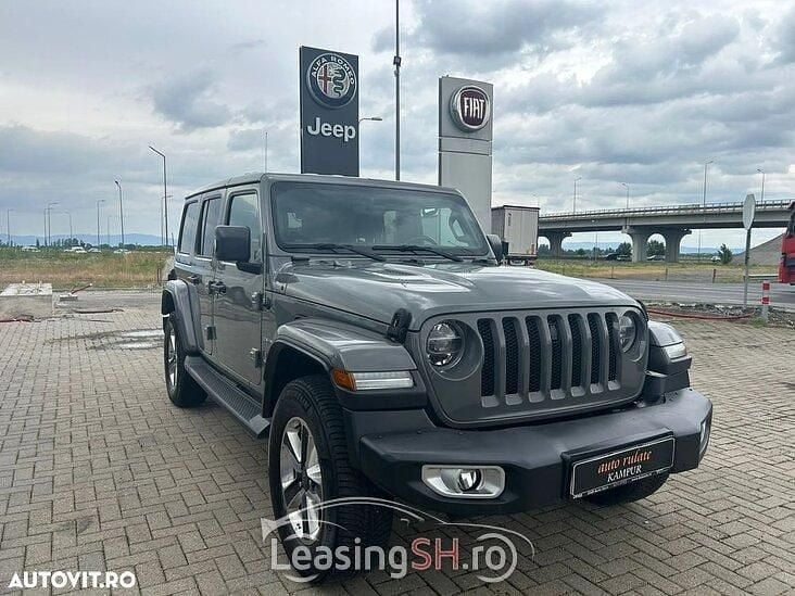 Gri Utilizat 2019 Jeep Wrangler Unlimited Sahara SUV | 39.500 EUR - Imagine 1/4
