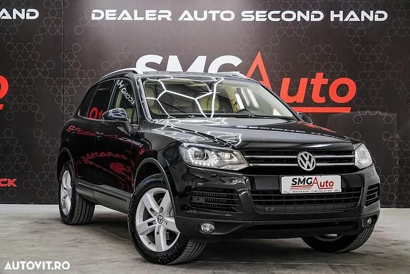 Negru Utilizat 2012 VW Touareg SUV | 12.990 EUR (Super Preț) - Imagine 1/4