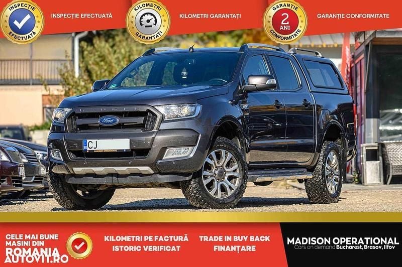 Culoaregri Utilizat 2019 Ford Ranger Wildtrack Pickup | 23.950 EUR (Preț bun) - Imagine 1/4