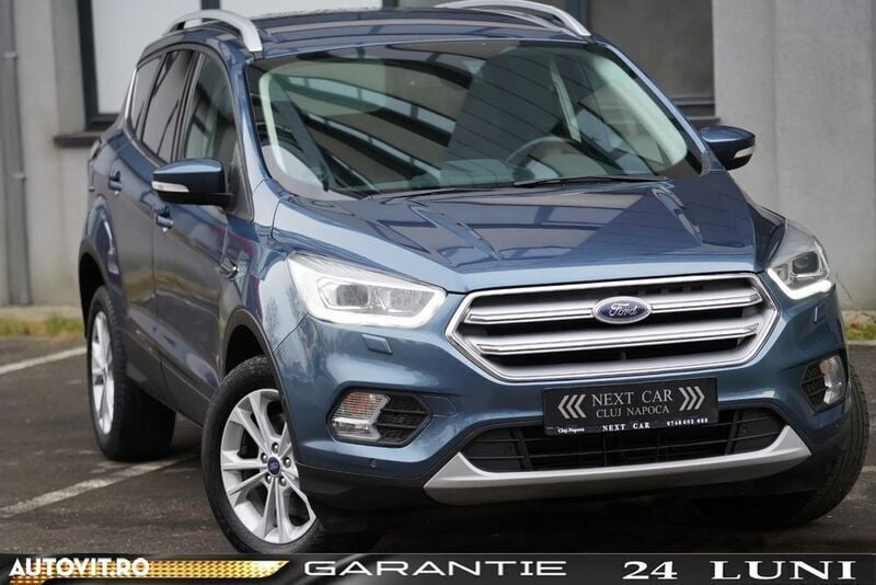 Albastru Utilizat 2020 Ford Kuga Titanium SUV | 14.350 EUR (Preț bun) - Imagine 1/4