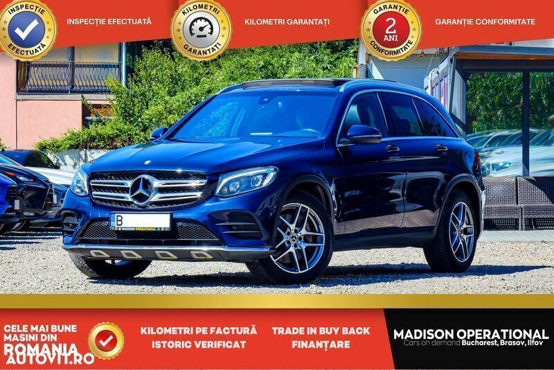 Albastru Utilizat 2016 Mercedes GLC220 AMG line SUV | 22.950 EUR (Preț OK) - Imagine 1/4