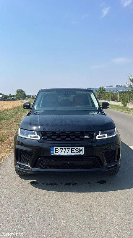 Negru Utilizat 2021 Land Rover Range Rover Sport SUV | 63.800 EUR (Preț bun) - Imagine 1/4