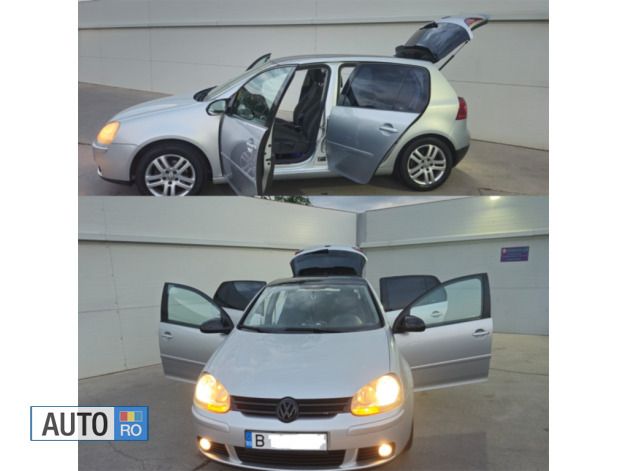 Second-hand VW Golf V 105 CP (77 kW) 2007 Gri Hatchback
