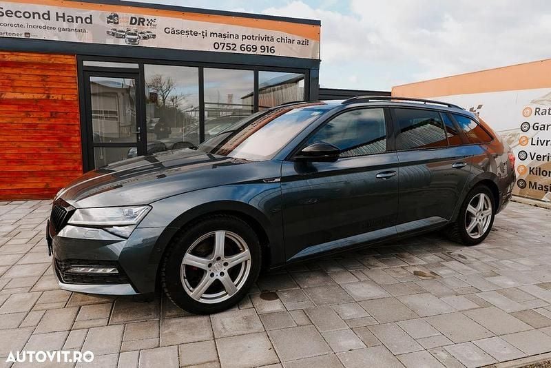 Culoaregri Second-hand 2019 Skoda Superb SportLine Break | 17.800 EUR (Preț OK) - Imagine 1/4